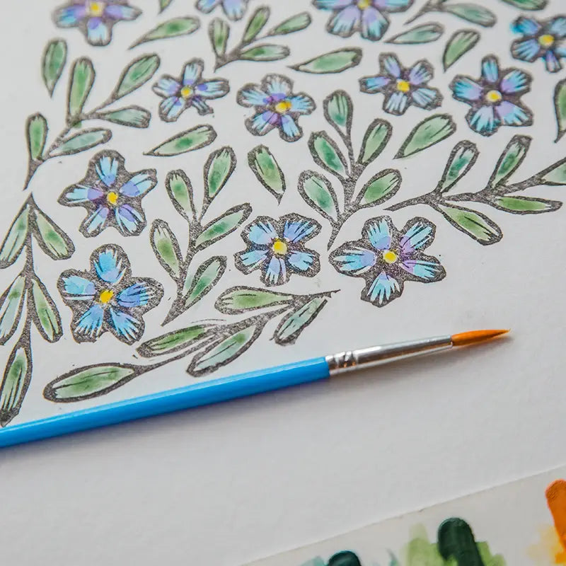 8x10 Heart Watercolor Kit