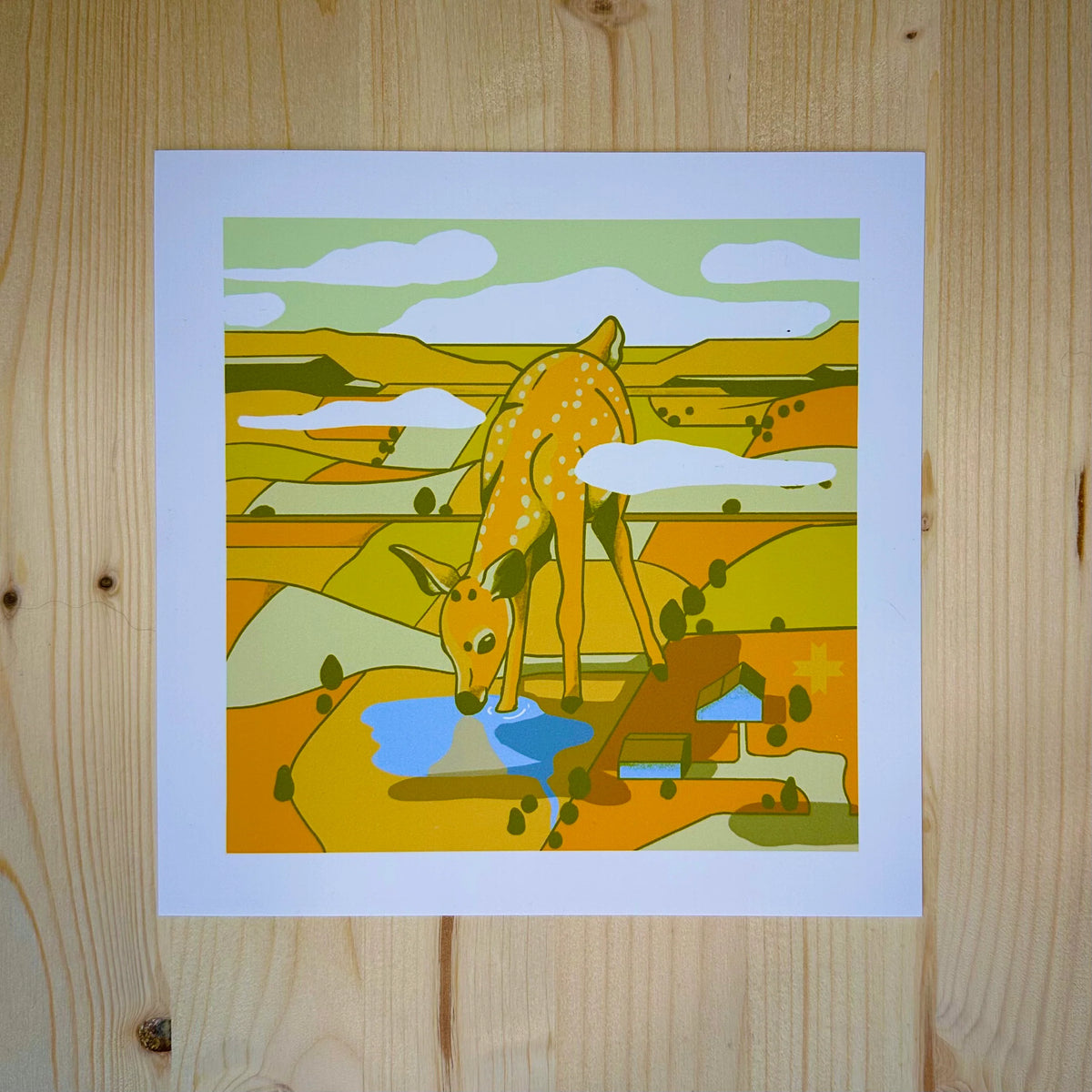 Deer in the Fields