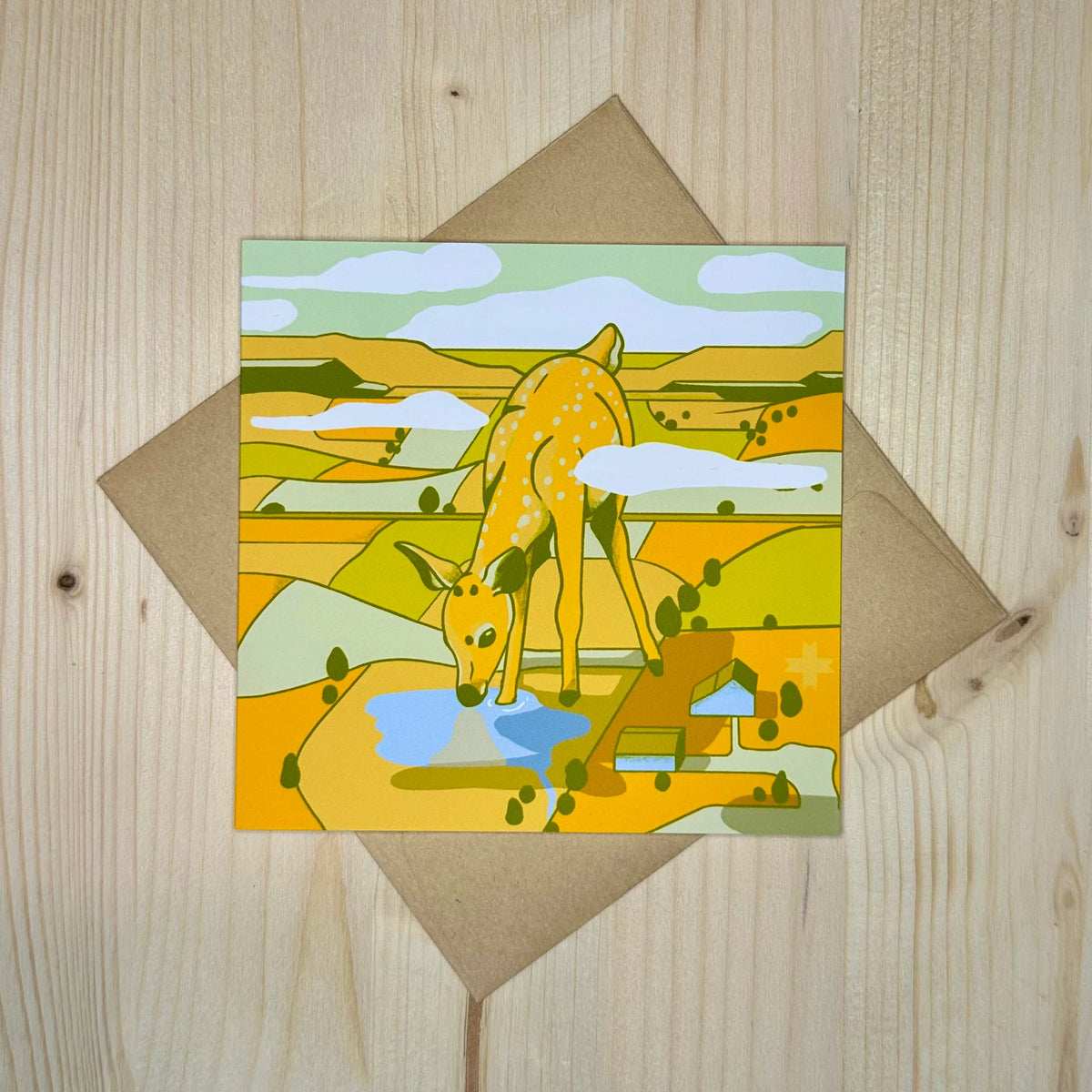 Deer in the Fields