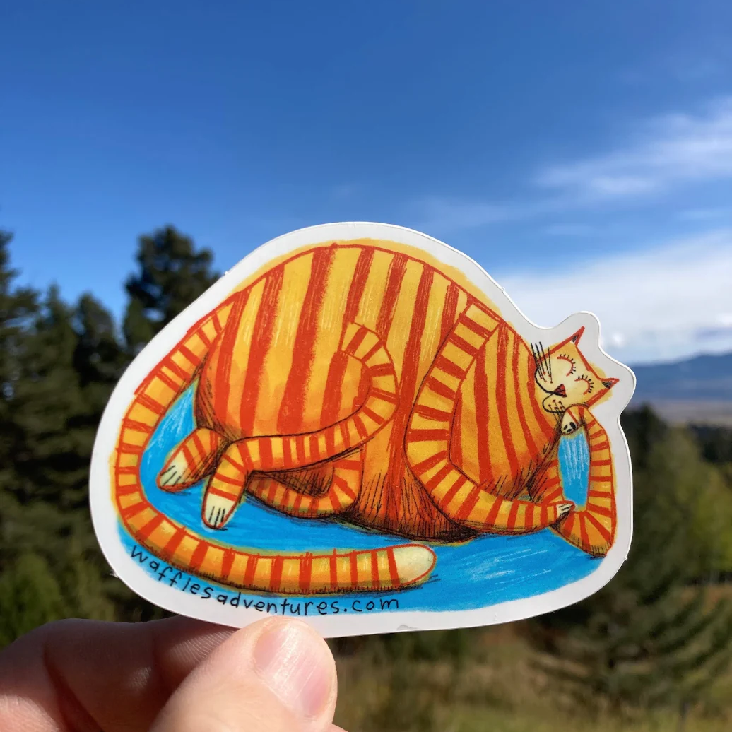 Waffles the Cat Sticker Collection