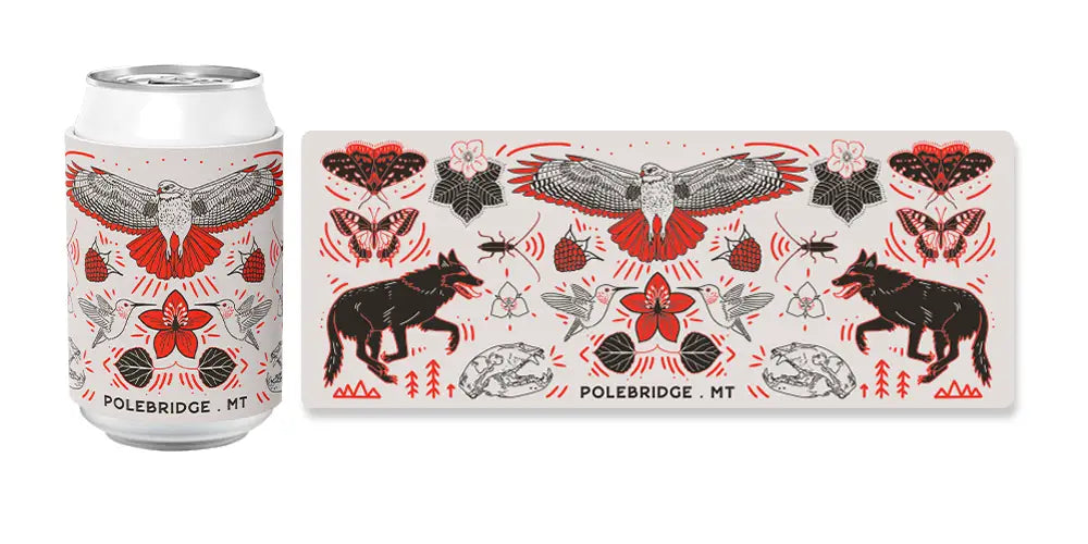 Polebridge, Montana Slap Koozie