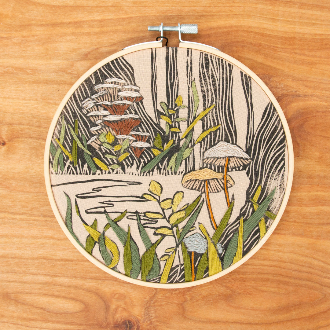 Forest Floor Embroidery kit