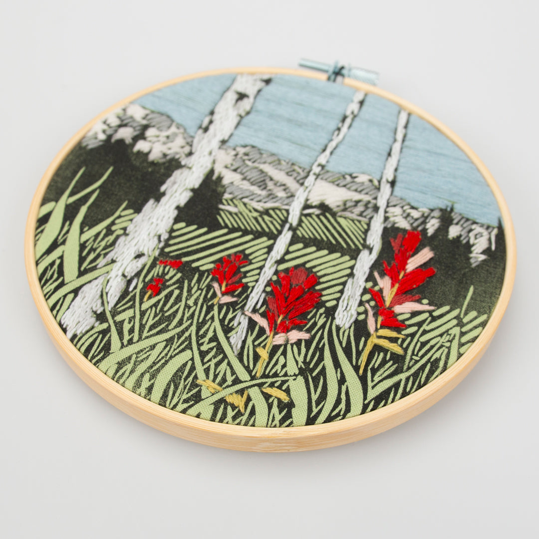 Into the Mountains Embroidery Kit