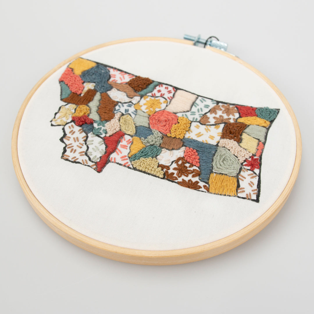 56 Counties Embroidery Kit