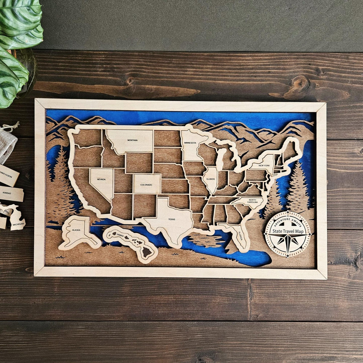 USA State Travel Map
