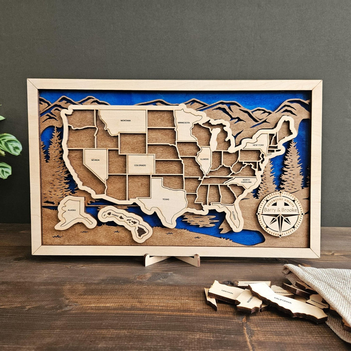 USA State Travel Map