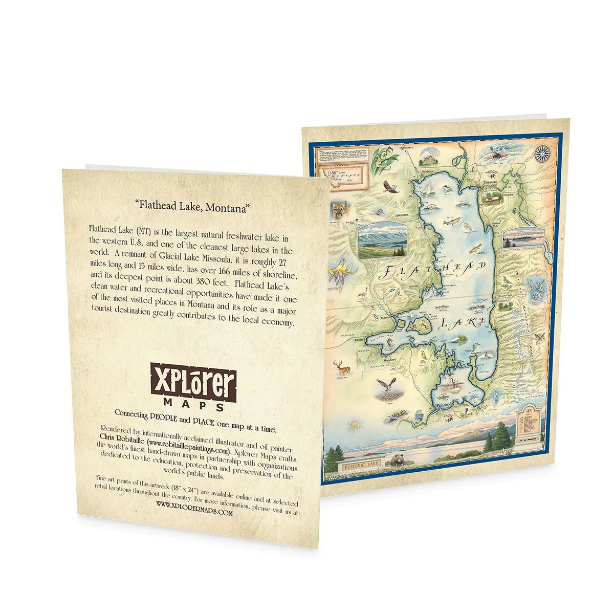 FLATHEAD LAKE NOTECARD