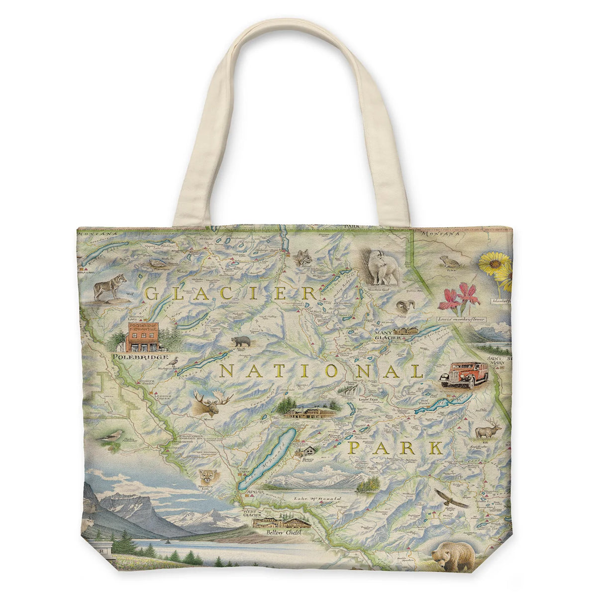 Glacier NP Canvas Tote
