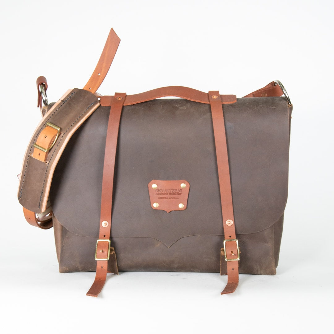 Leather Messenger Bag