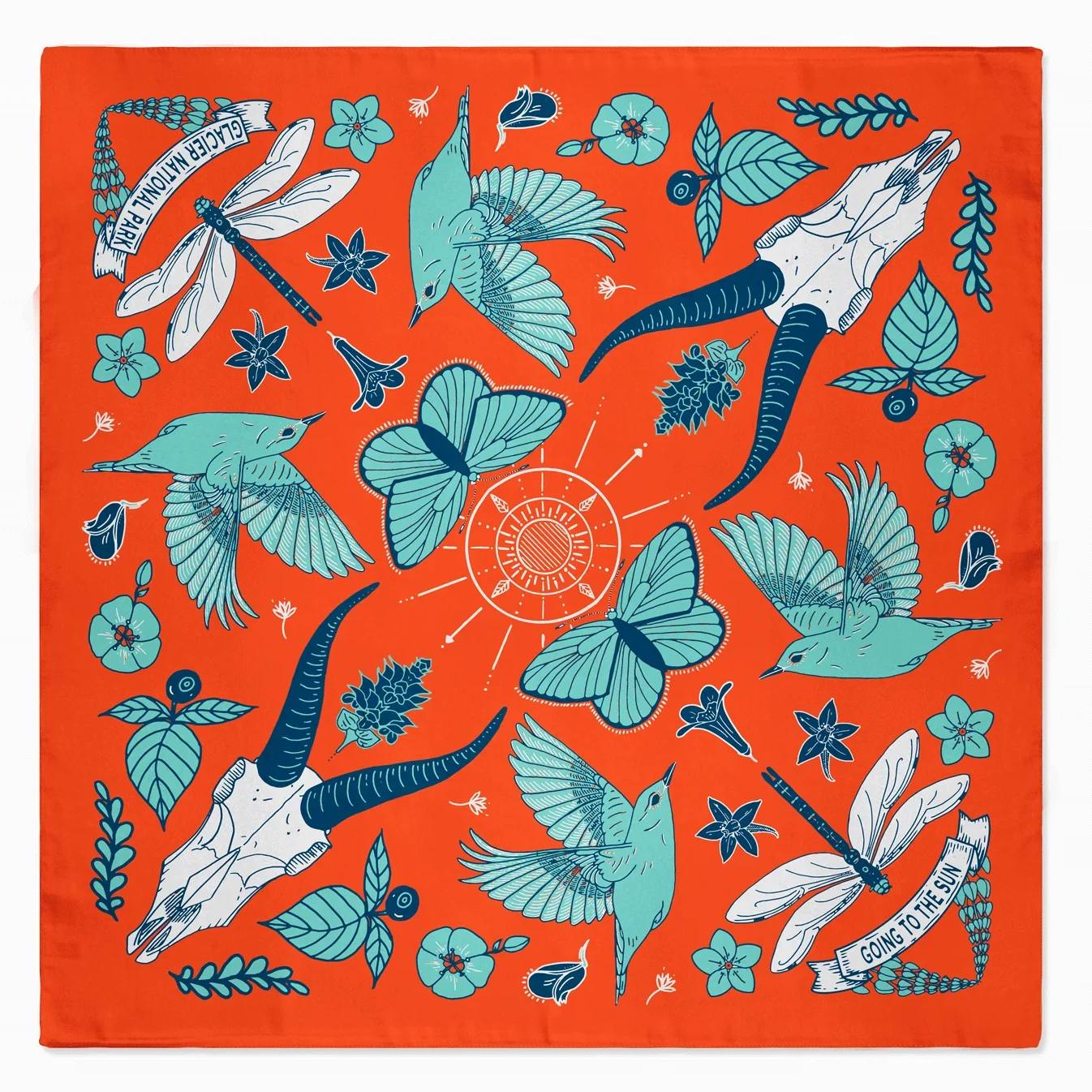 GOING TO THE SUN -GLACIER PARK BANDANA
