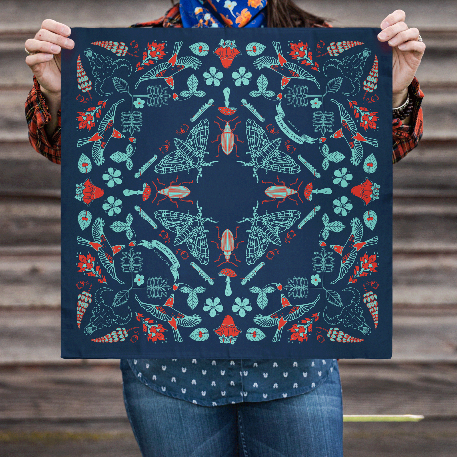 GRAND PRISMATIC - YELLOWSTONE BANDANA