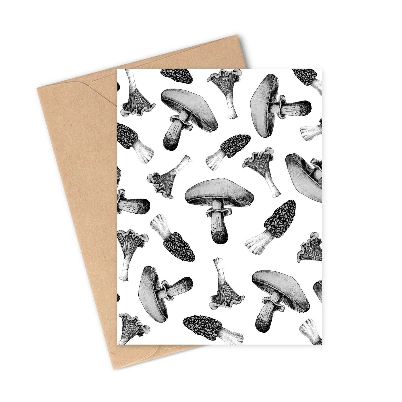 Mushroom Collage Card