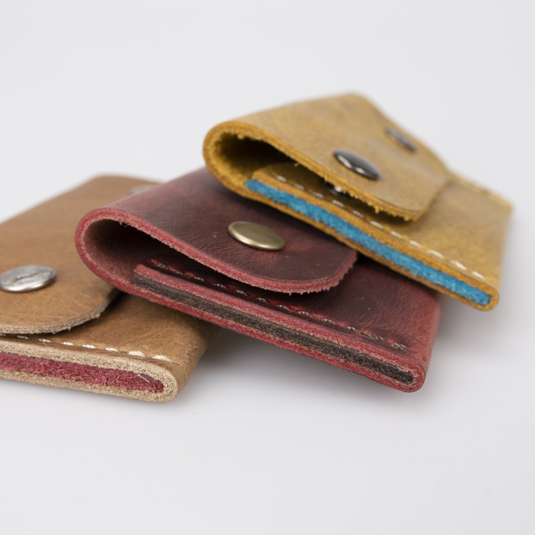 Leather Snap Wallets