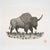 Long Horn Bison Print