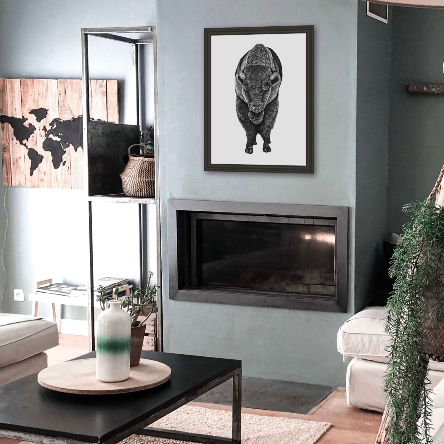 Bison Print