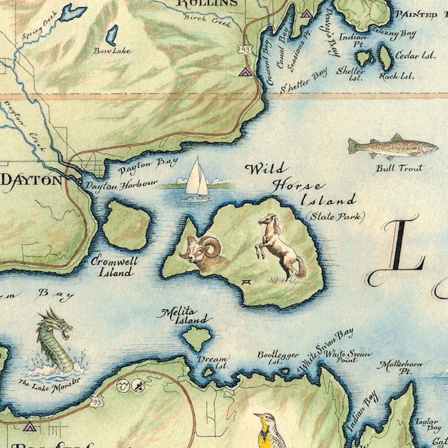 FLATHEAD LAKE PUZZLE