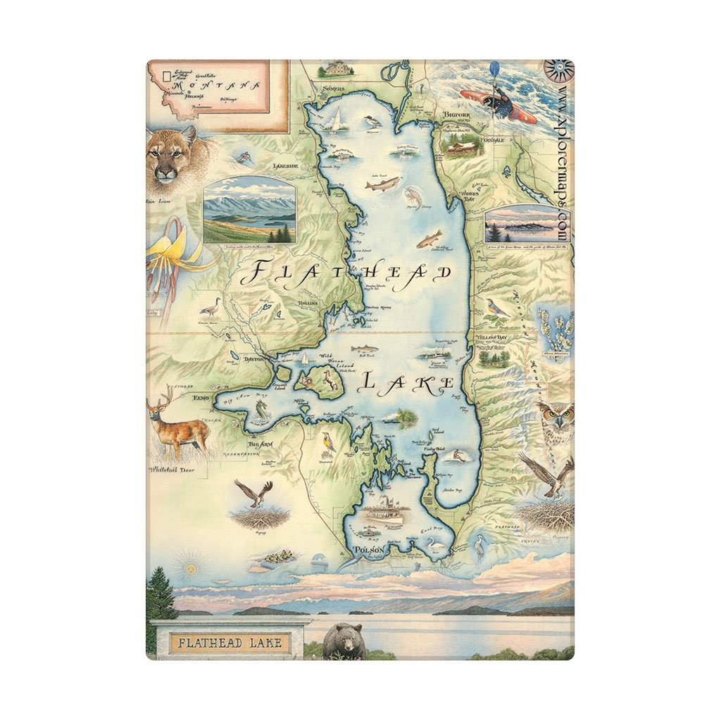 FLATHEAD LAKE MAGNET