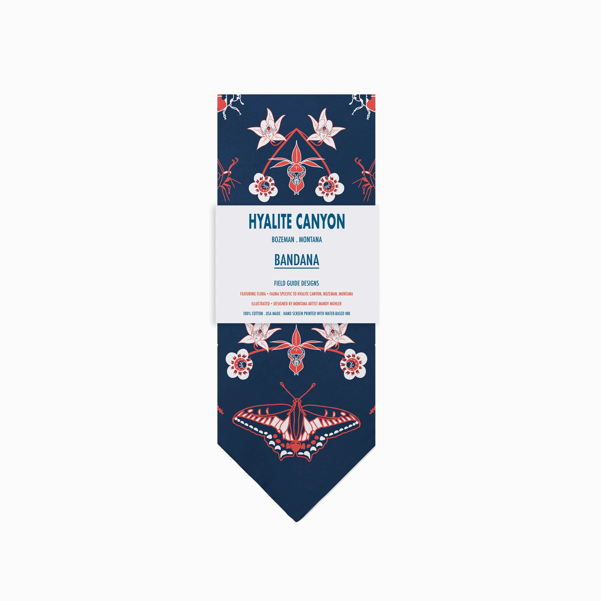 Hyalite Canyon, Bozeman, Montana Landmark Bandana