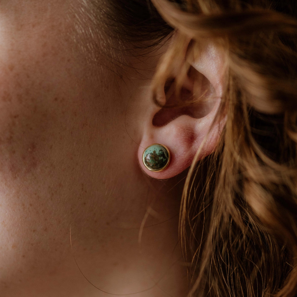 Hyalite Studs // Turquoise