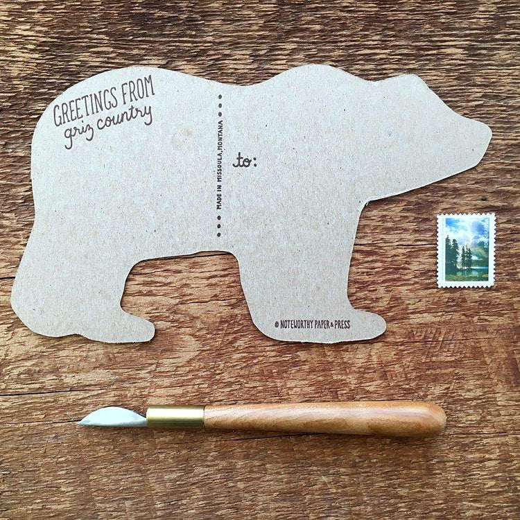 Grizzly Bear Postcard