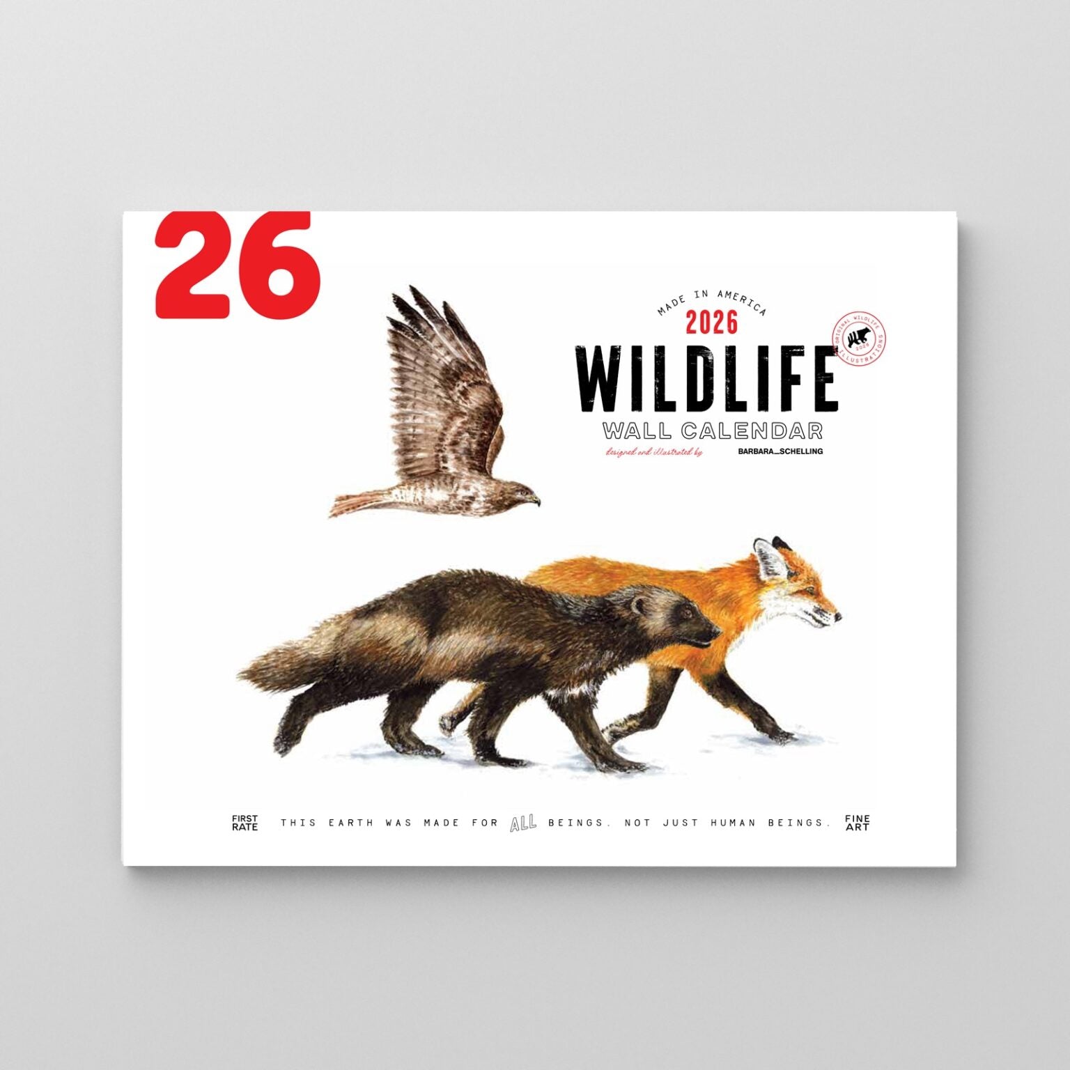 2026 Wildlife Calendar - handMADE Montana