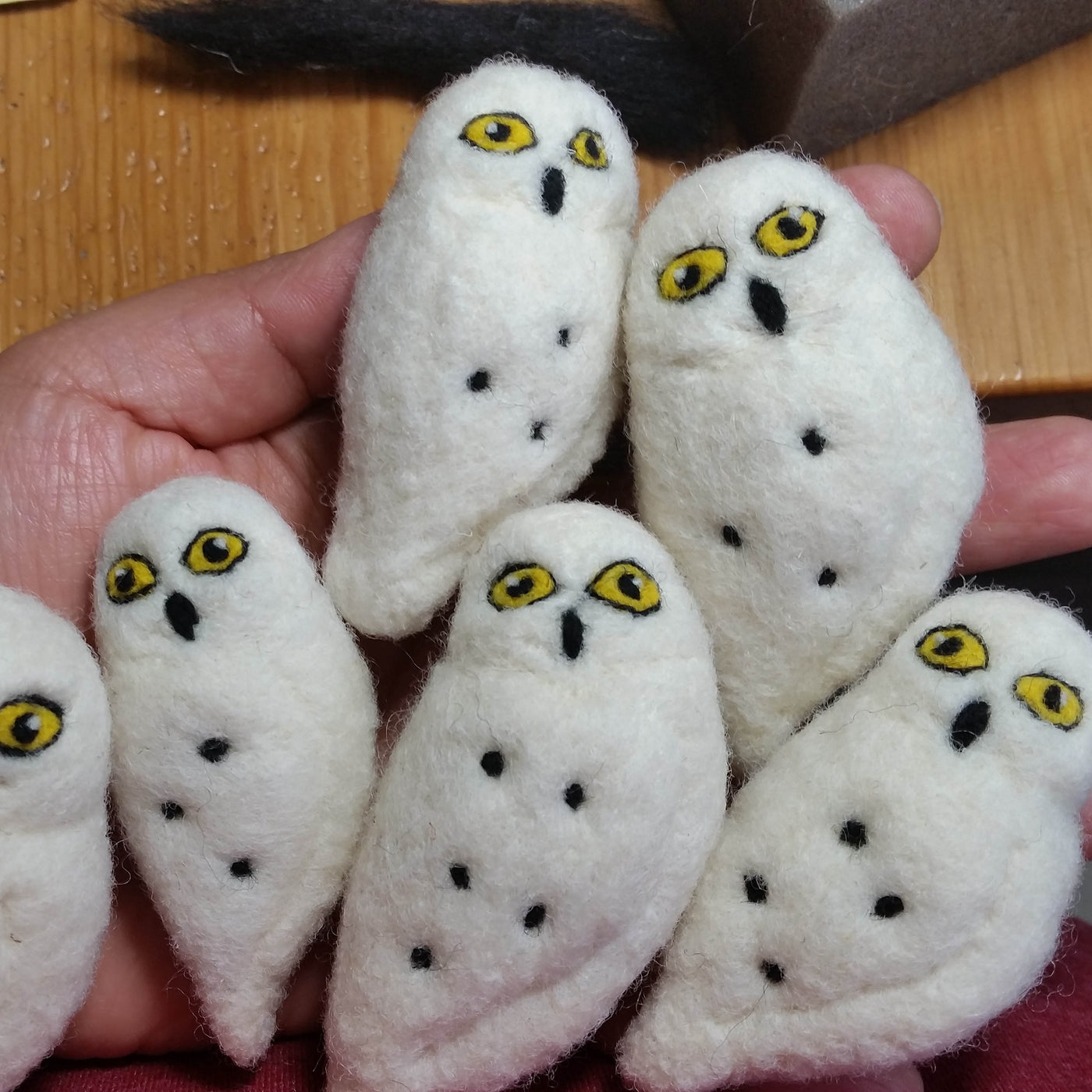 SNOWY OWL FELTING
