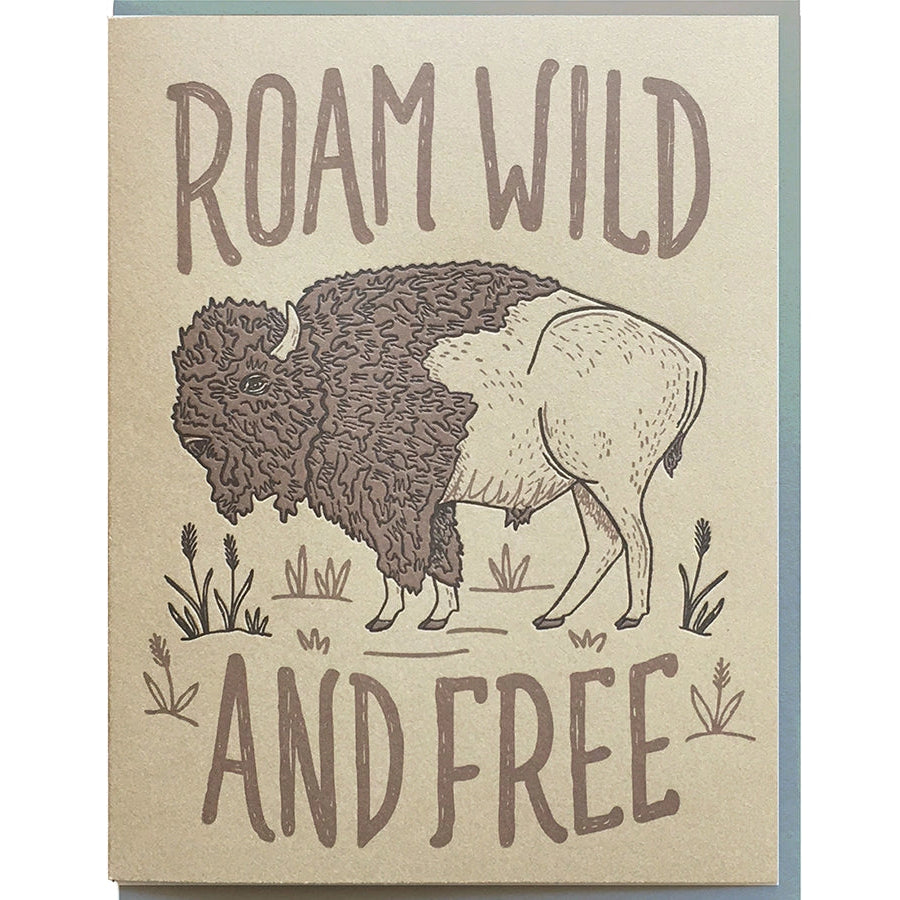 Buffalo Roam Card