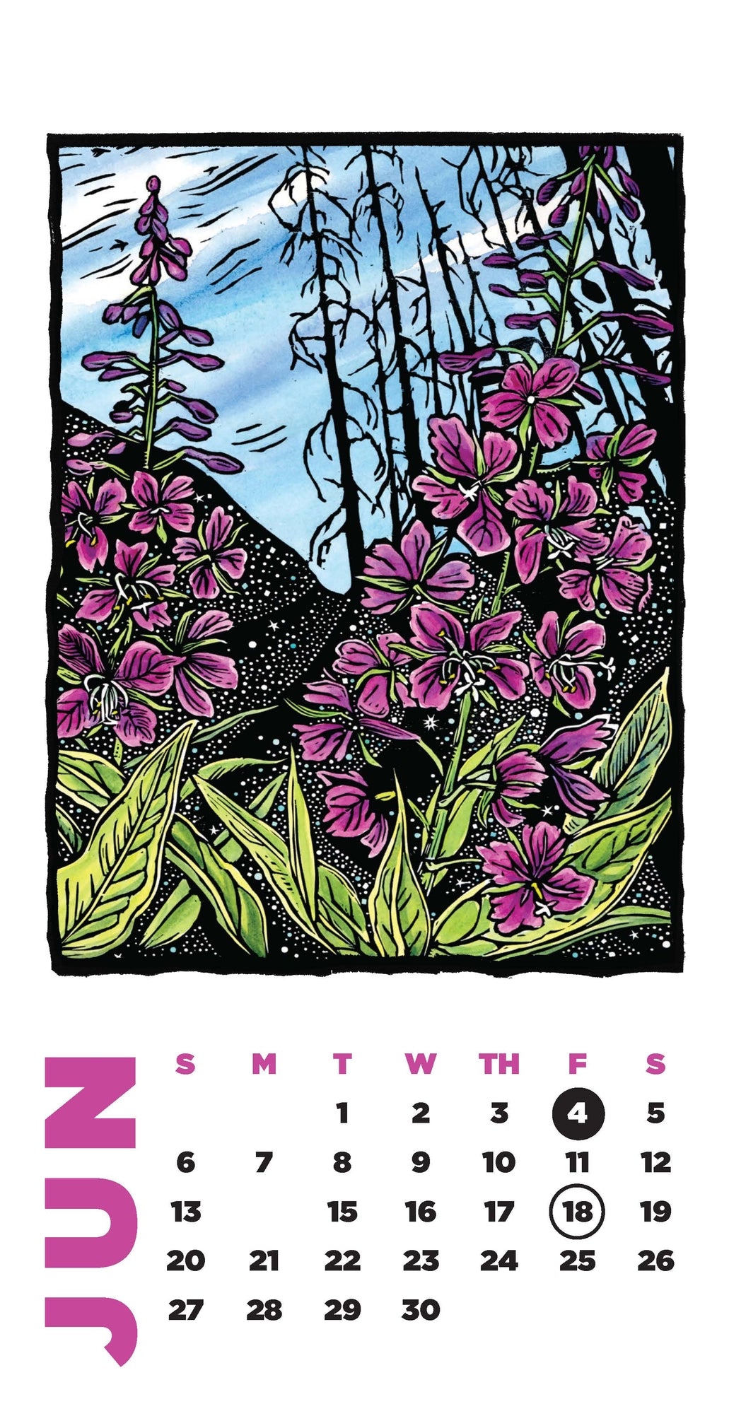 2027 Hope Woodcut Calendar