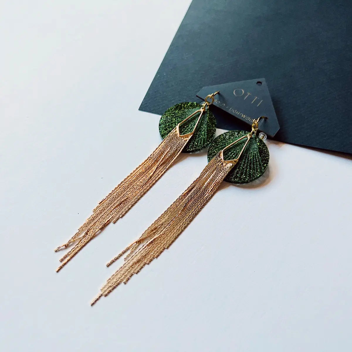 18k Gold Shimmy Shakin' Fringe Earrings
