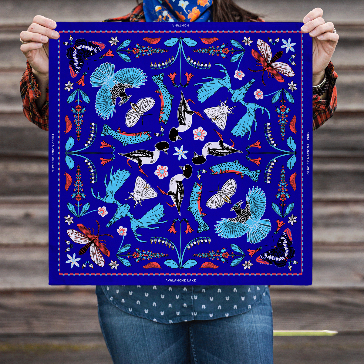 Avalanche Lake - Glacier National Park - Montana Bandana