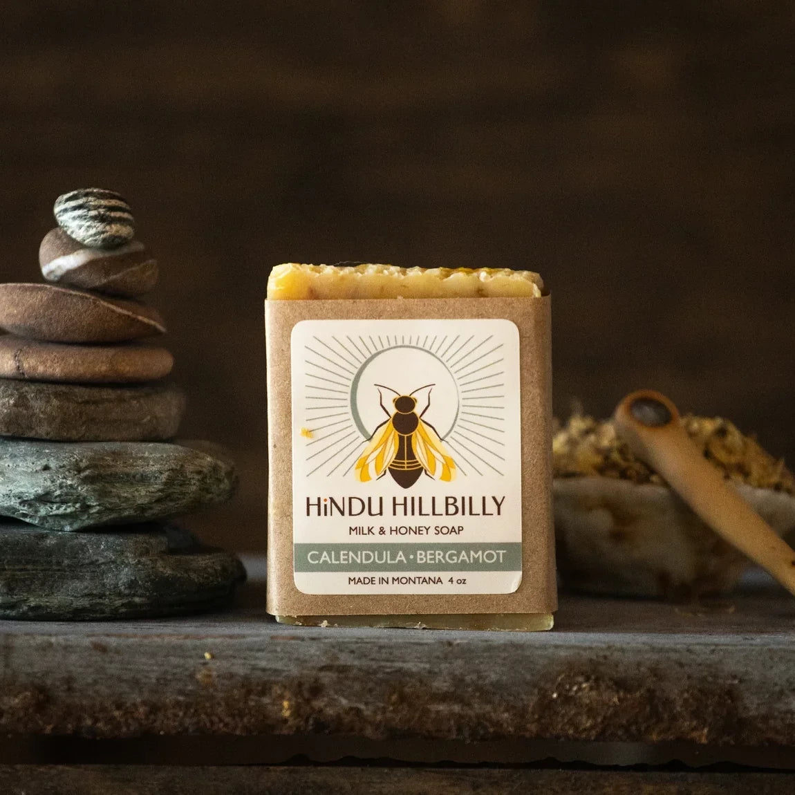 Honey + Milk Soap Bar & Sack - Handmade All Natural Bath & Beauty
