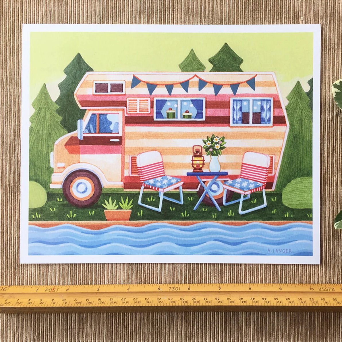 Vintage Camper Summer