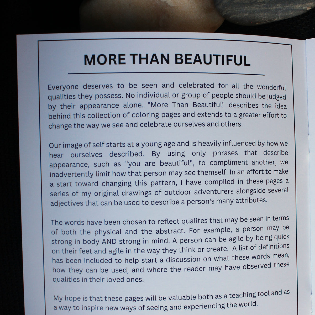 More Than Beautiful Coloring Book