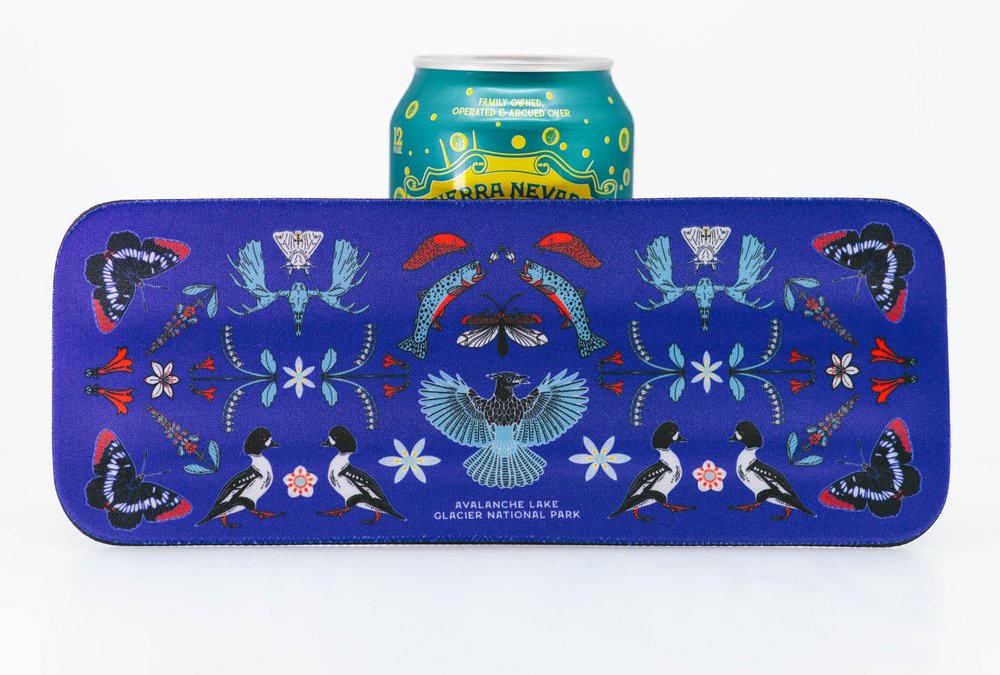 Avalanche Lake - Glacier National Park, MONTANA SLAP KOOZIE