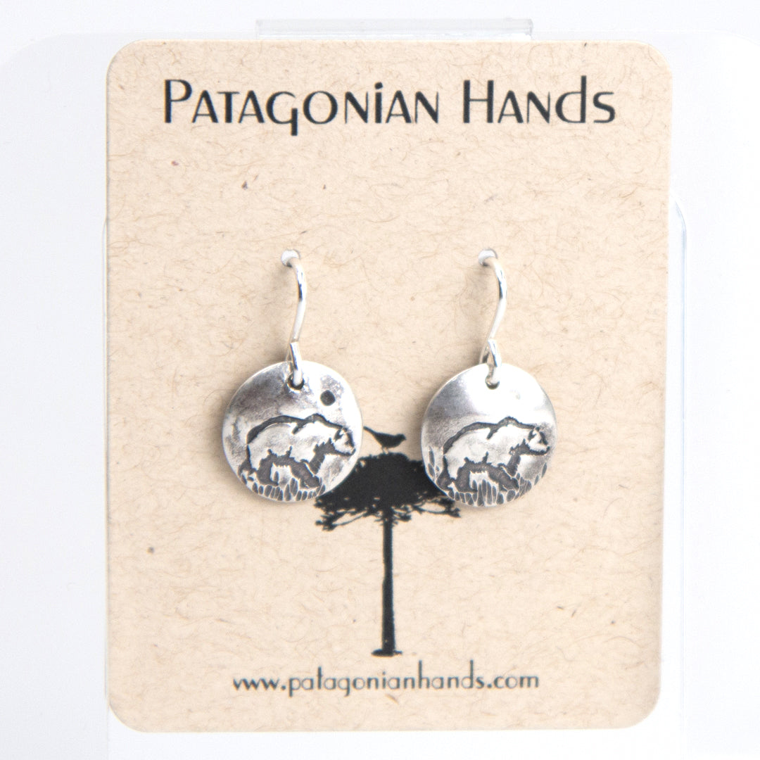 Bear Moon Earrings