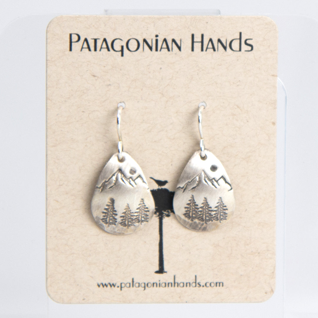 Mountain Trees Tear Drop