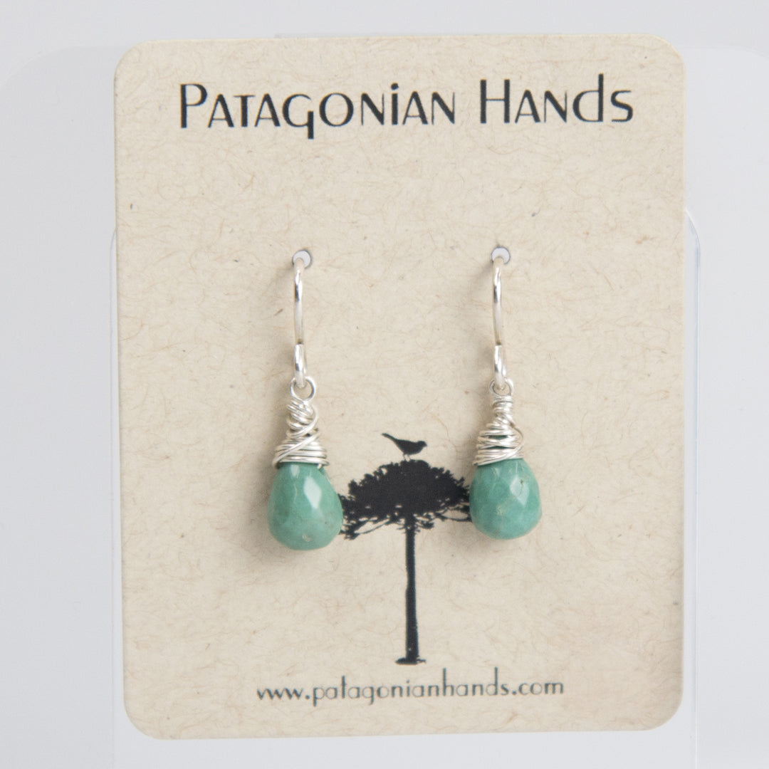 Teardrop Stone Earrings