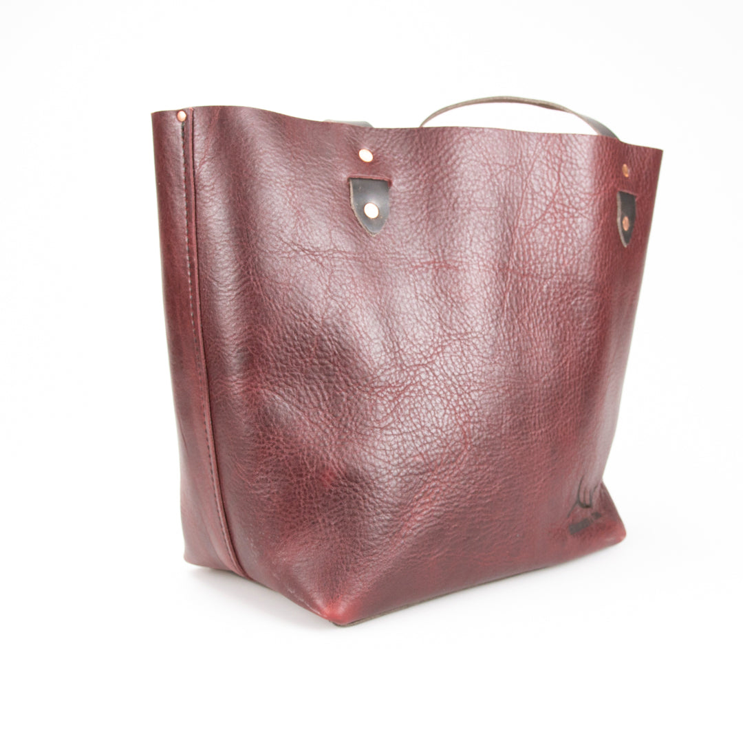 KMM Leather order Tote in Honey