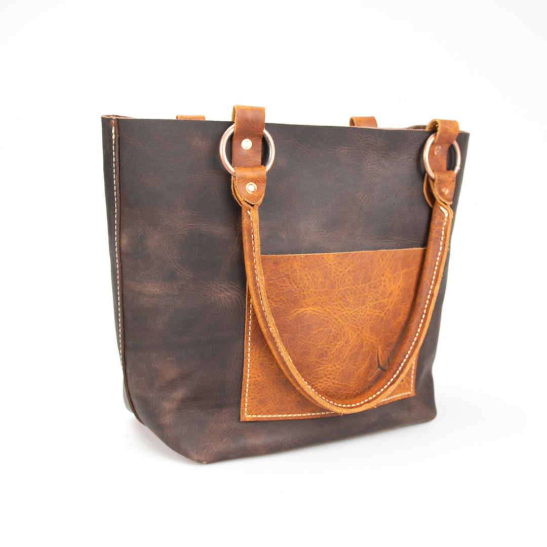 ★TOUT Y EST★ MAIME leather tote bag 3 color BW217 Malba Leather Tote | MooMoo Designs
