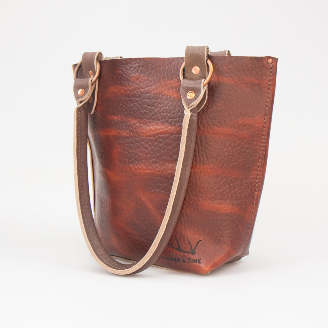 SMALL LEATHER TOTE