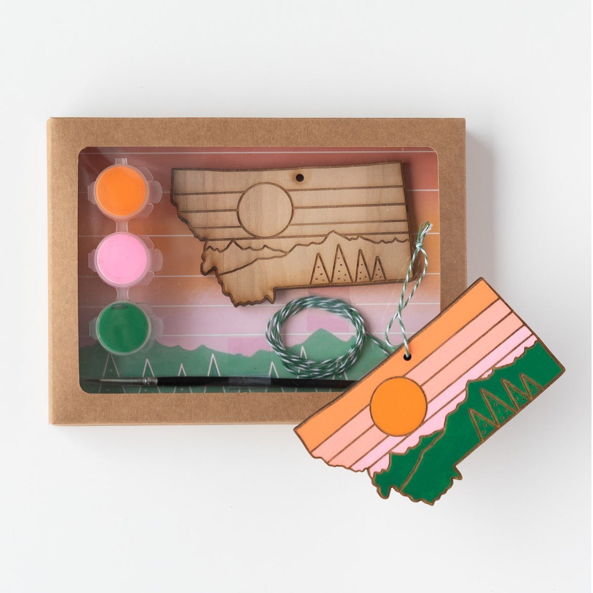DIY ORNAMENT KIT MT SUNSET