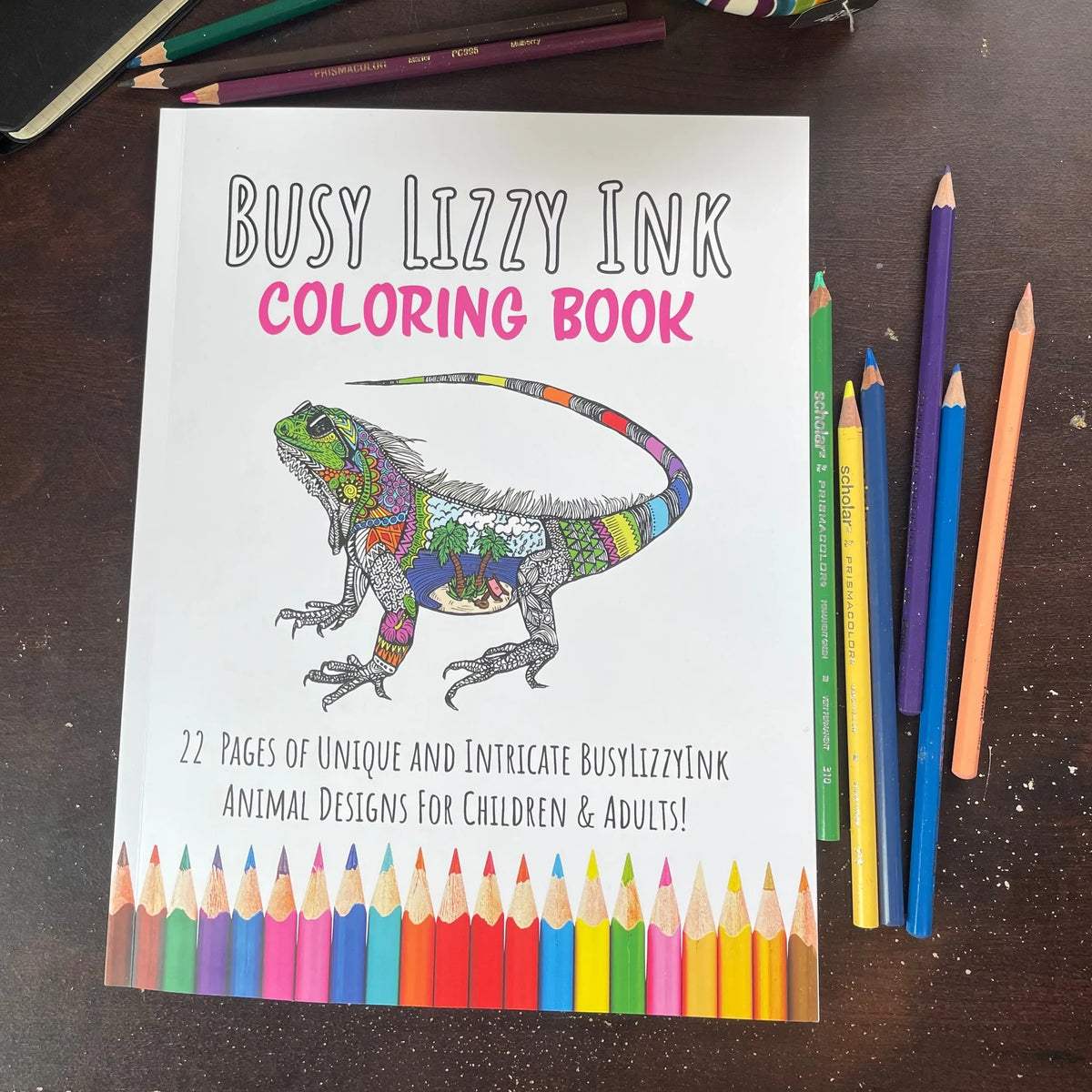 Busy Lizzy Coloring Book