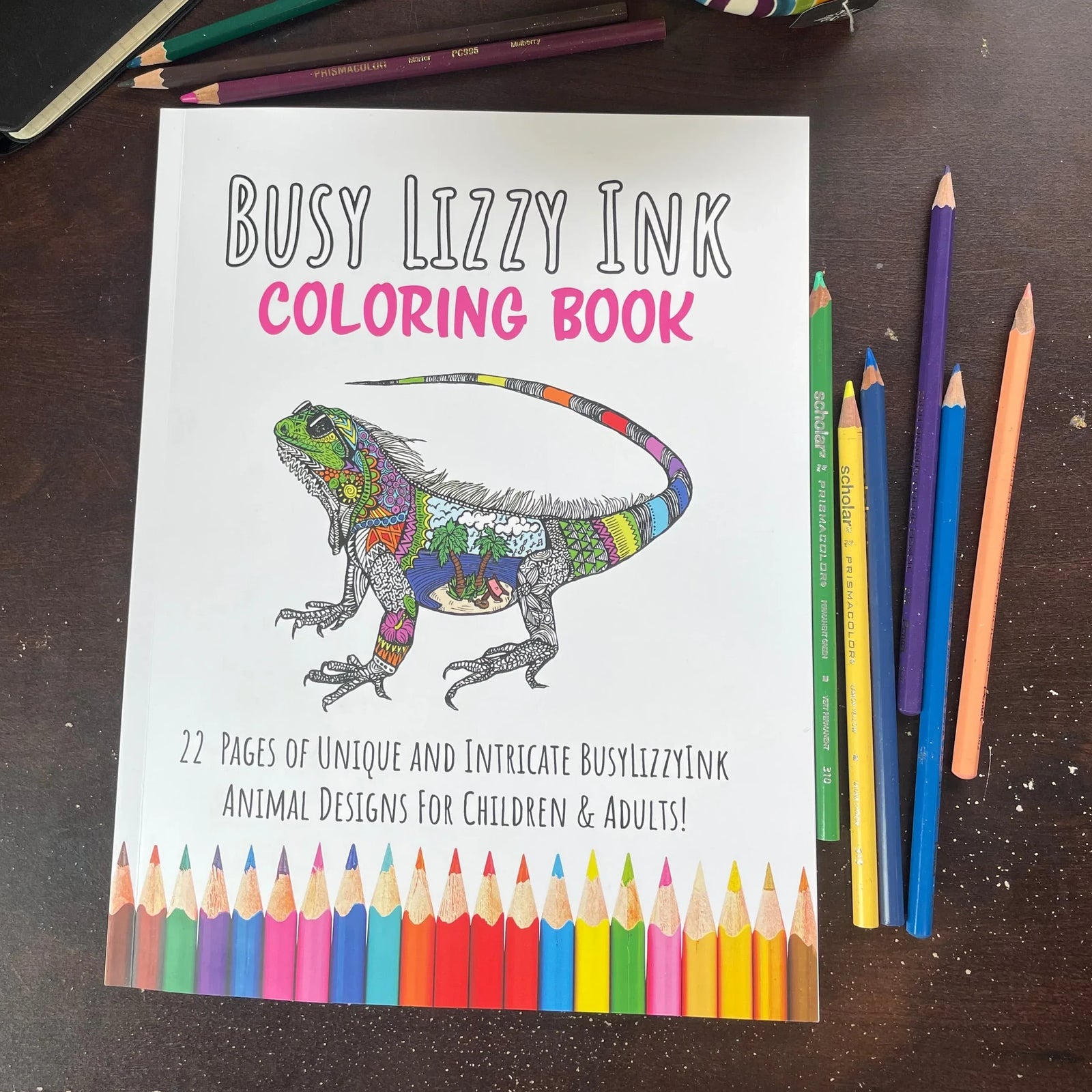 Busy Lizzy Coloring Book