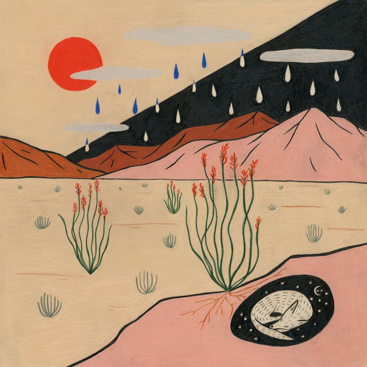 Nestled in the Earth