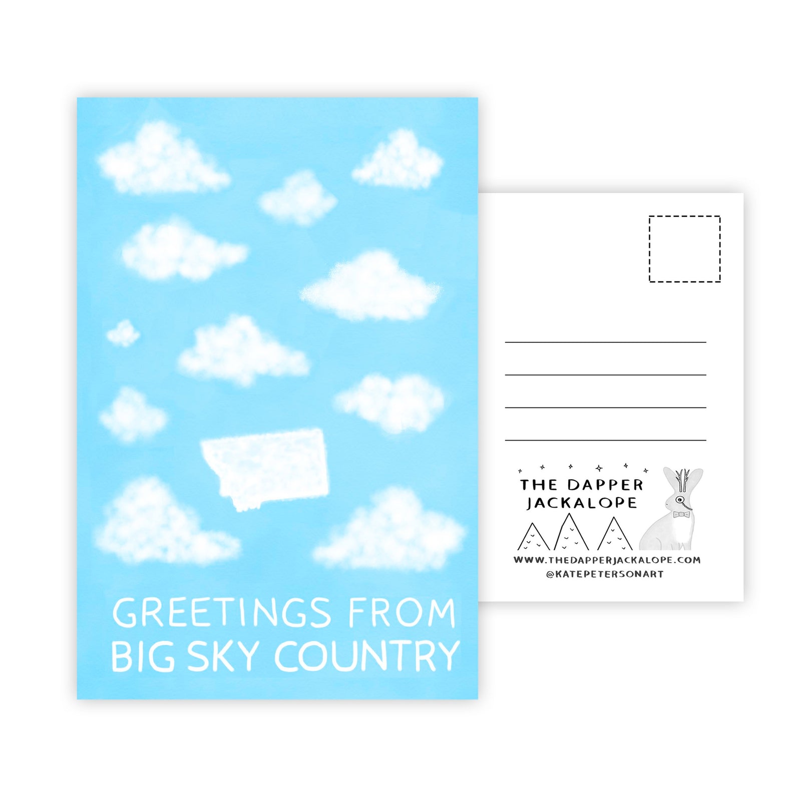 Montana Big Sky POSTCARD