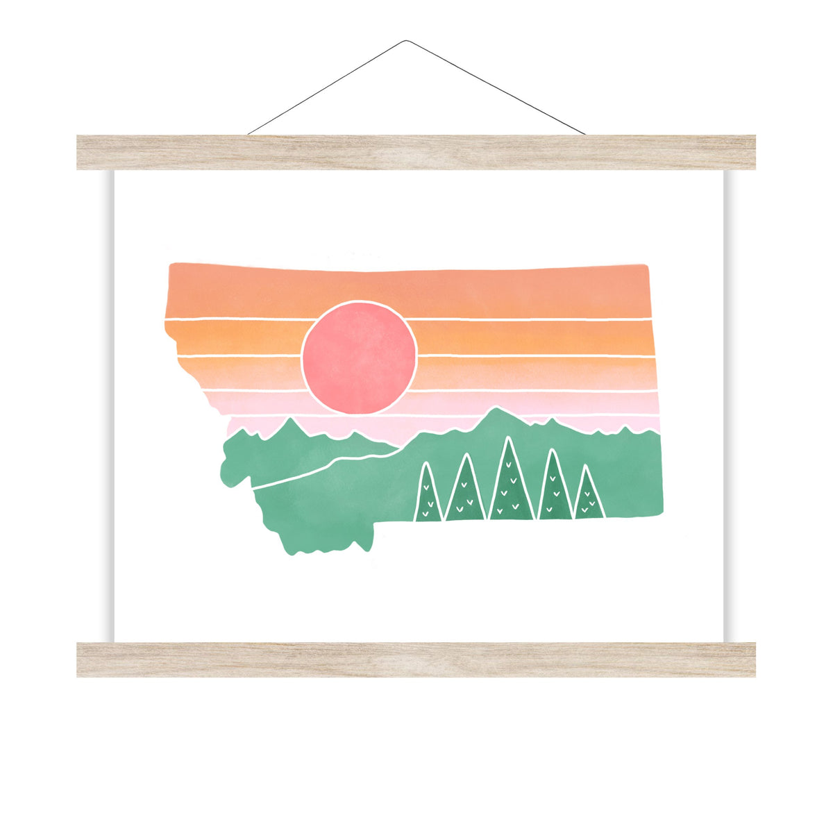 MONTANA SUNSET PRINT