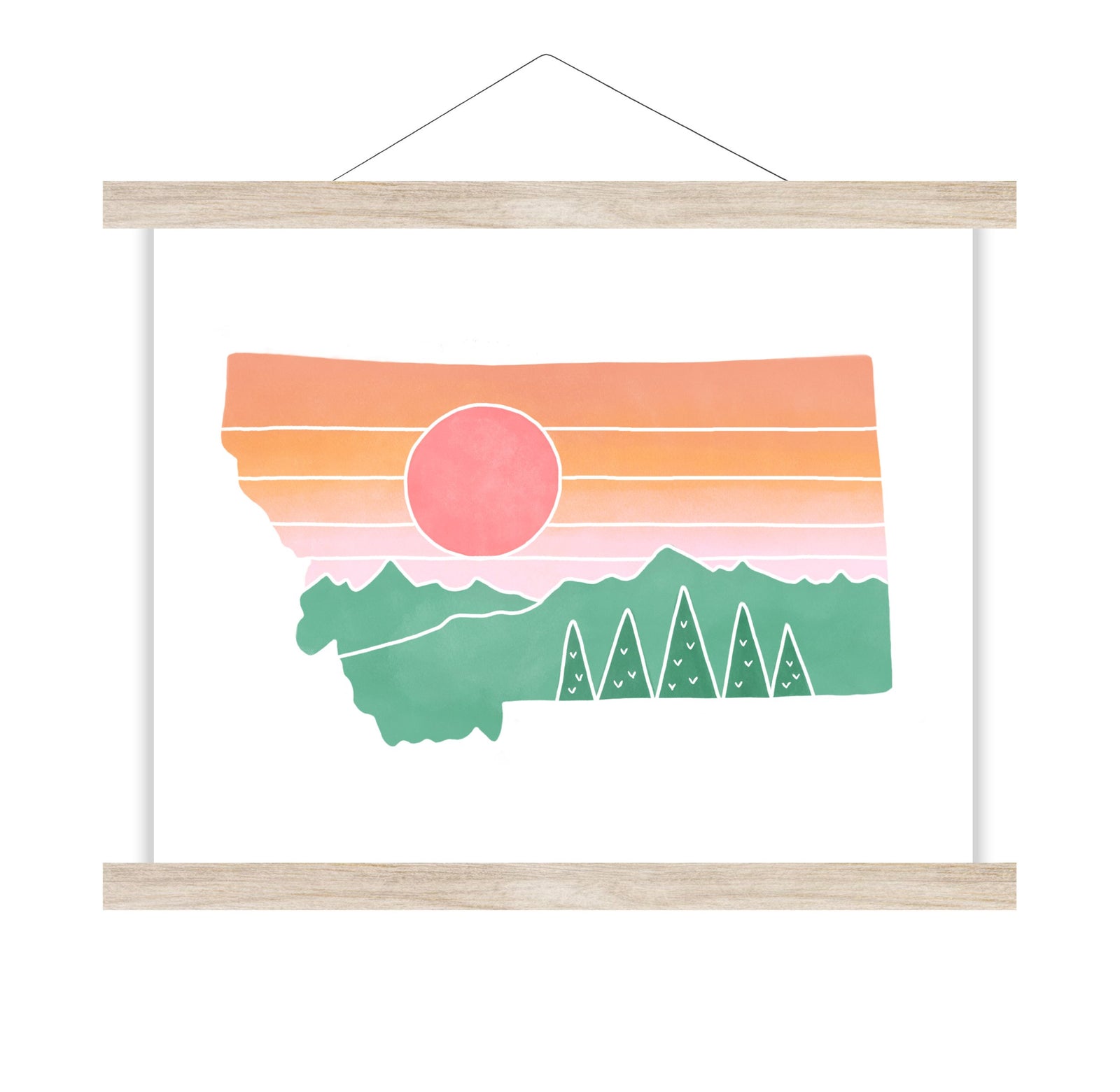 MONTANA SUNSET PRINT