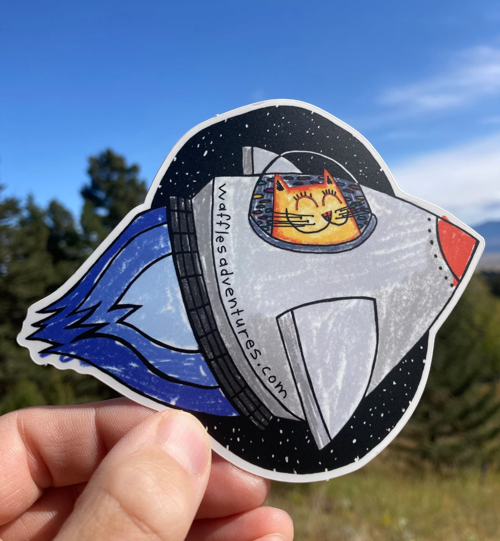 Waffles the Cat Sticker Collection