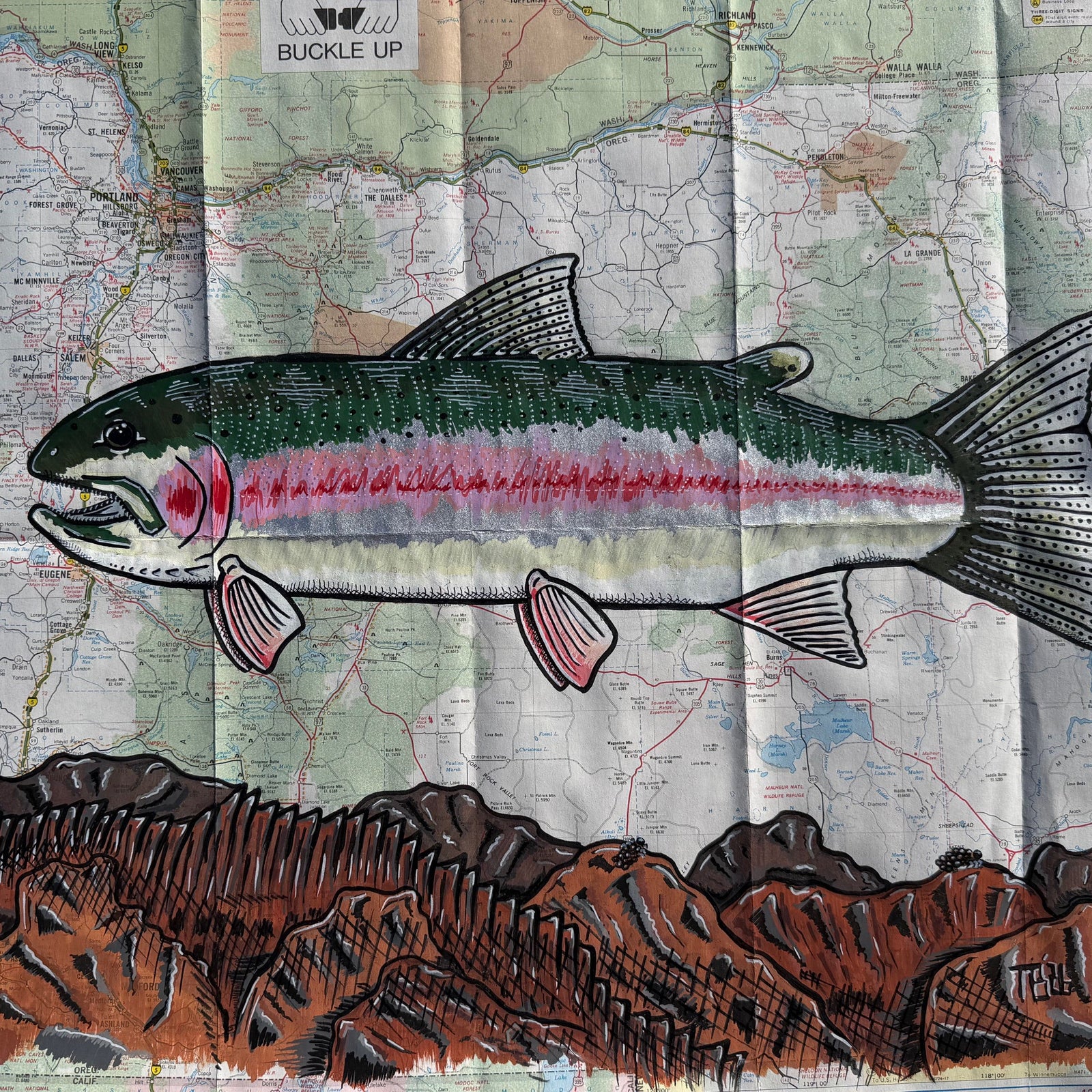 Travis Bradford Fish Art