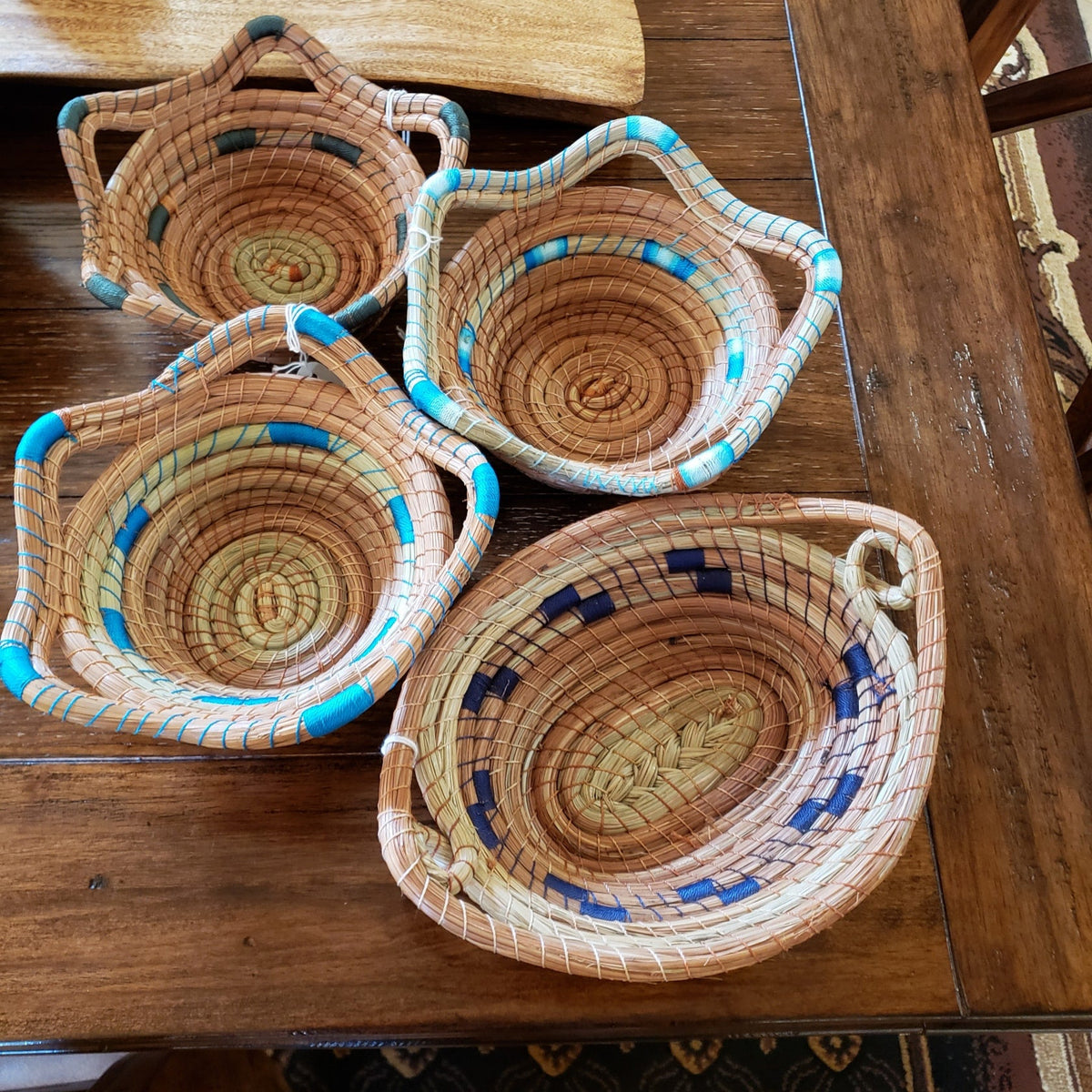 Pine needle baskets